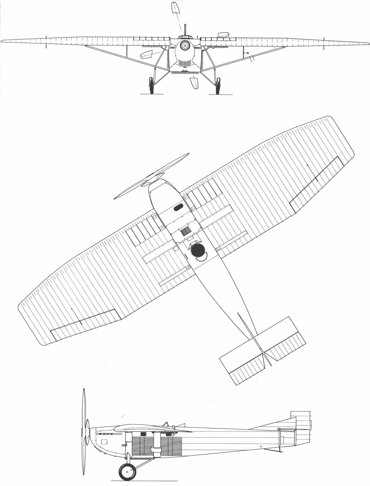 Farman F.1000 blueprint