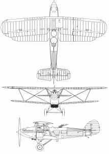 Hawker Hart blueprint