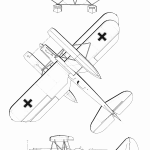Heinkel He 42 blueprint