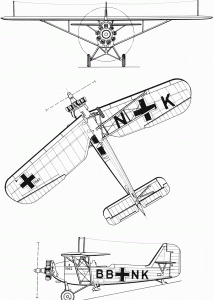 Heinkel He 46 blueprint