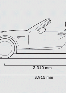 Mazda MX-5 blueprint