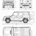 Mercedes-Benz G-Class 65 AMG blueprint