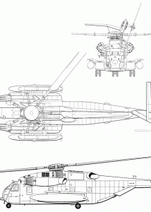 Sikorsky CH-53E Super Stallion blueprint