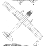 de Havilland Dragon blueprint
