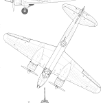 Fiat CR.25 blueprint