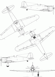 Fiat G.50 blueprint