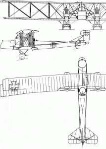 Gotha G.V blueprint