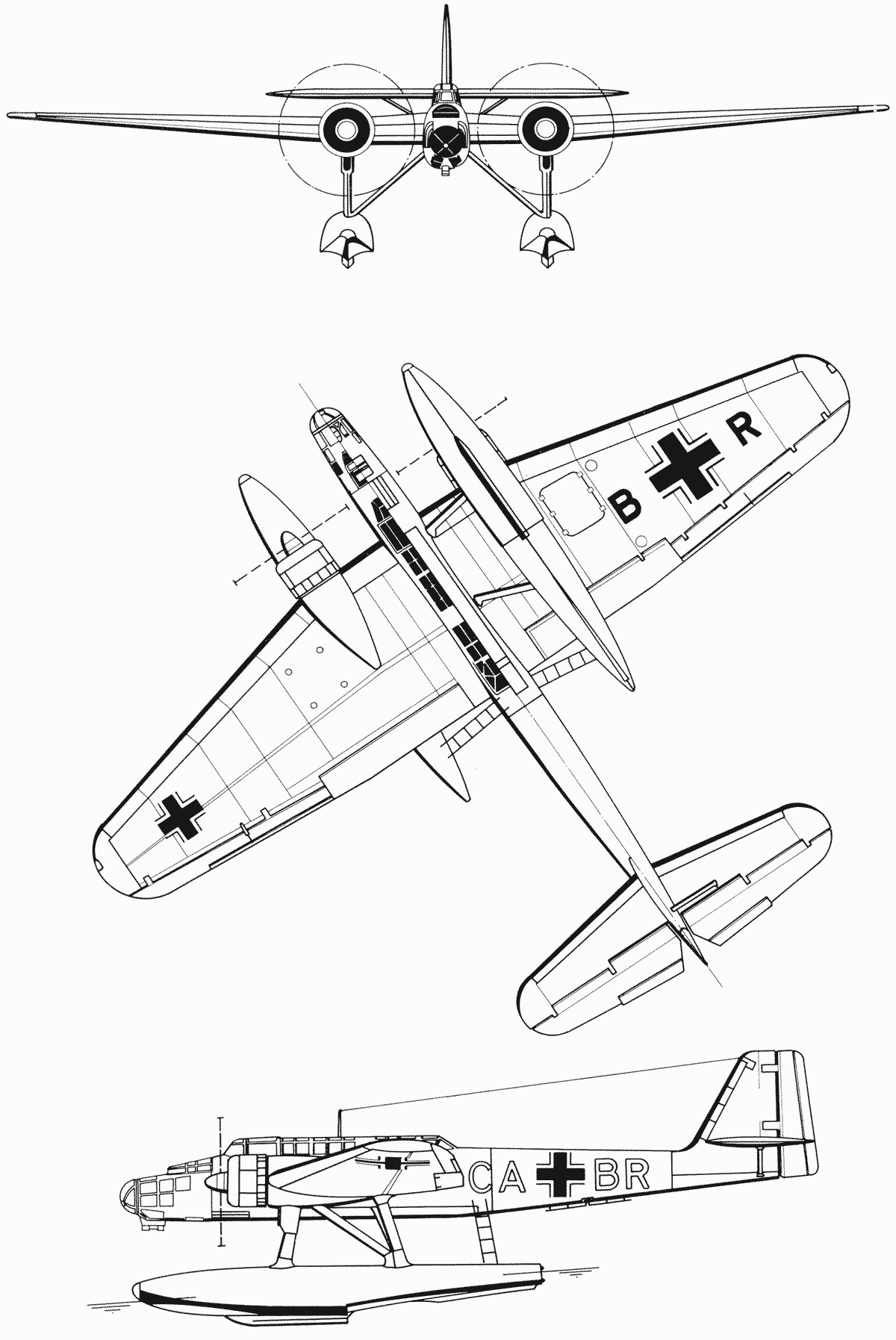 Heinkel He 115 blueprint