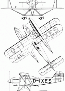 Heinkel He 60 blueprint