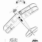 Heinkel He 72 blueprint