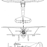 Henschel Hs 123 blueprint