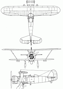 Henschel Hs 123 blueprint