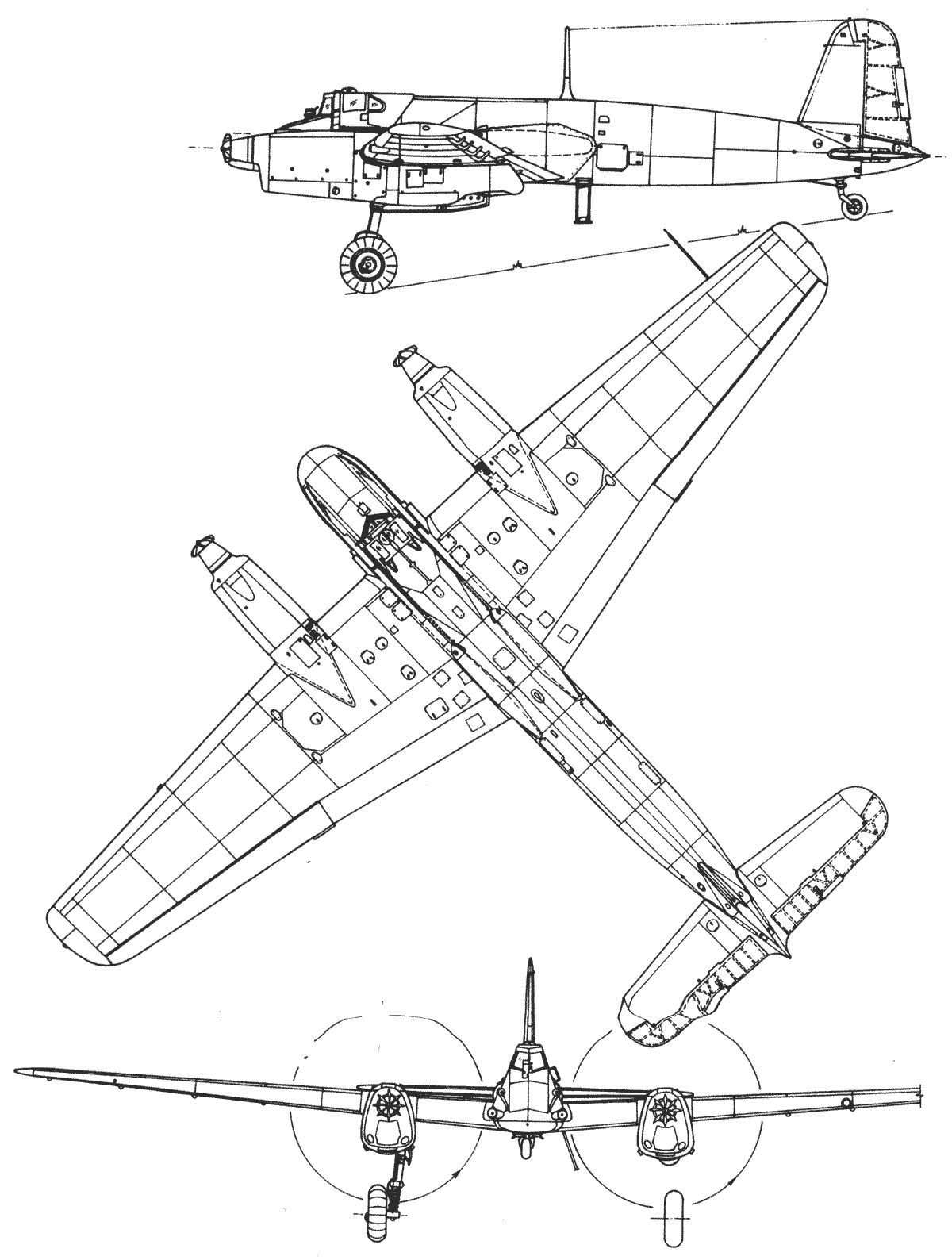 Henschel Hs 129 blueprint