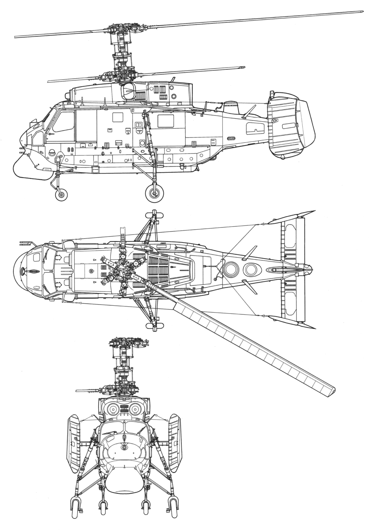 Kamov Ka-25 blueprint