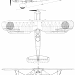 Kawasaki Ki-3 blueprint