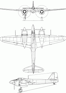 Kawasaki Ki-96 bleprint