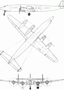 L-1049 Super Constellation blueprint