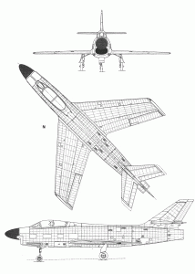 Dassault Mystère IV blueprint