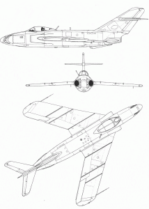 MiG-17 blueprint