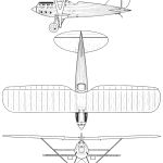 Nieuport-Delage NiD 72 blueprint