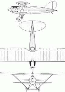 Nieuport-Delage NiD 72 blueprint