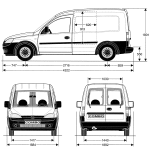 Opel Combo blueprint