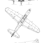 Bell P-63 Kingcobra blueprint