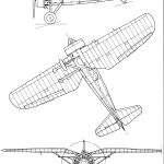 PZL P.7 blueprint