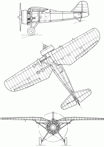 PZL P.7 blueprint