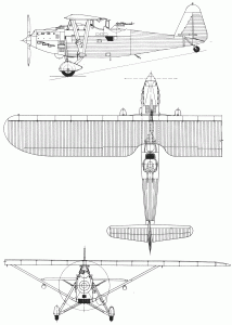 Potez 39 blueprint