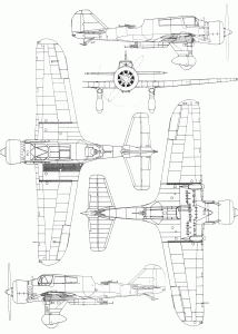 PZL.23 Karaś blueprint