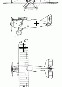 Rumpler D.I blueprint