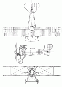 Siemens-Schuckert D.IV blueprint