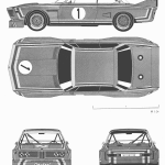 BMW 3.0 CSL blueprint