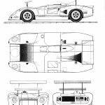 Ford P68 blueprint