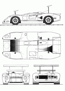 Ford P68 blueprint