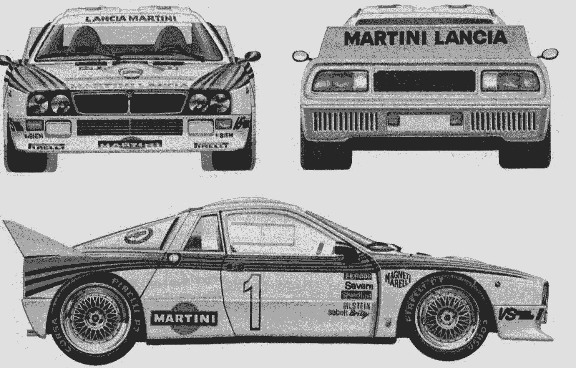 Lancia 037 blueprint