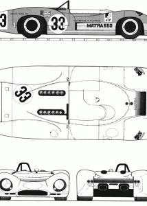 Matra MS650 blueprint