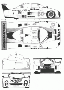 Mazda 717C blueprint