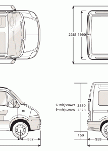 Renault Master blueprint