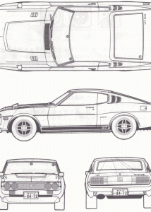 Toyota Celica LB 2000 GT blueprint