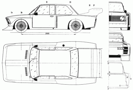 BMW 2002 Turbo blueprint