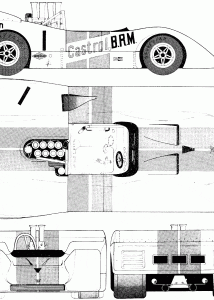 BRM P154 blueprint