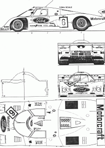 Ford C100 blueprint