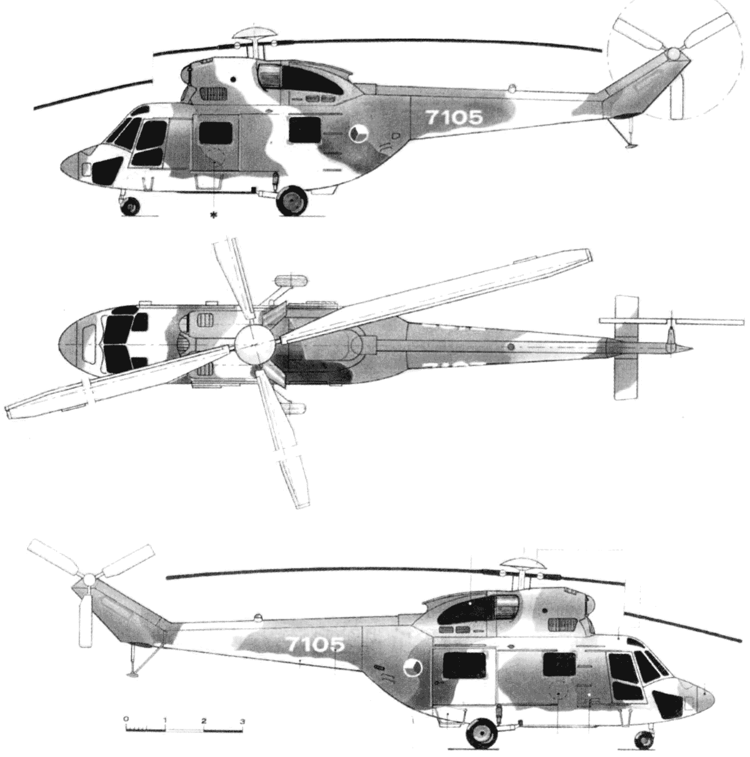 PZL Sokol blueprint