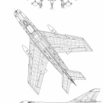 Dassault Super Mystère blueprint