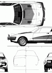 Triumph TR-7 blueprint