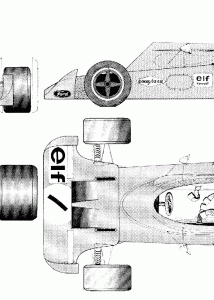 Tyrrell 005 blueprint