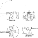 Bofors 40 mm gun blueprint
