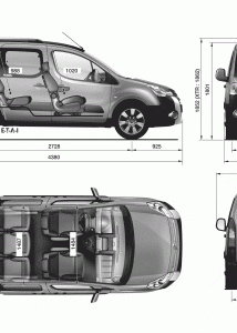 Citroen Berlingo blueprint